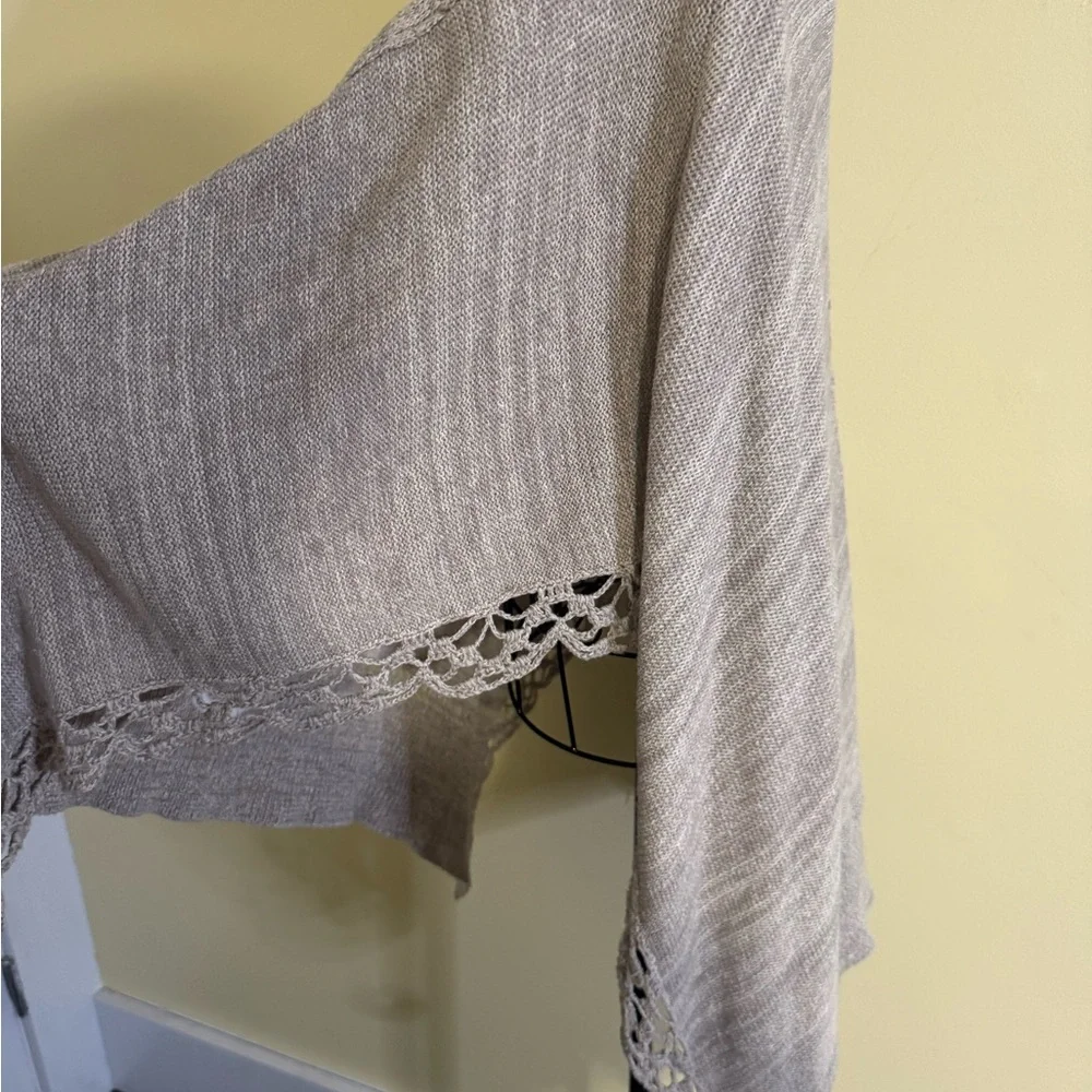 Free People Precious Pointelle Poncho Size Small